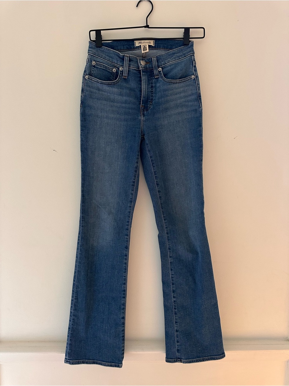 Madewell Kick out full-length flare jeans size 25